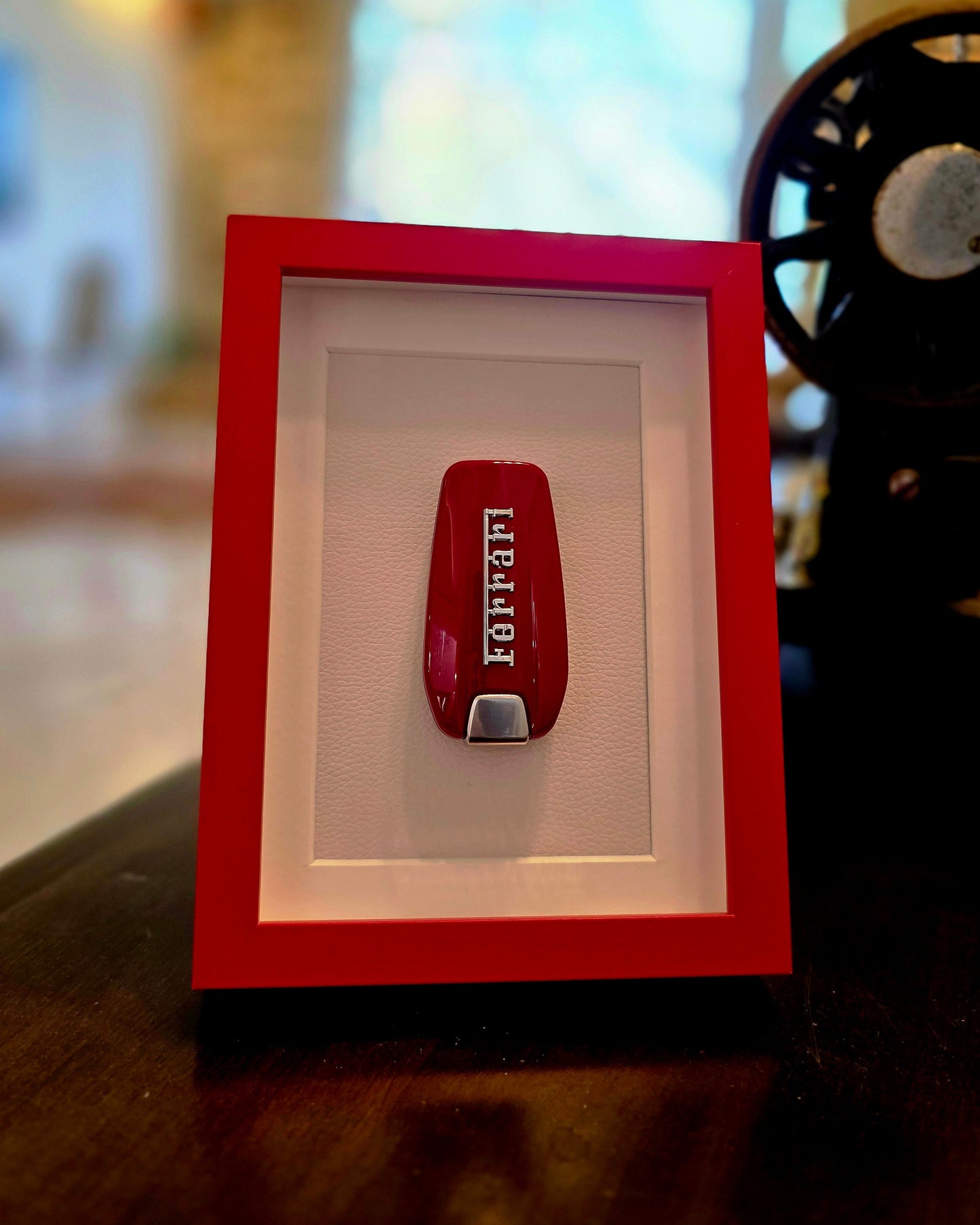 THE White Leather FERRARI