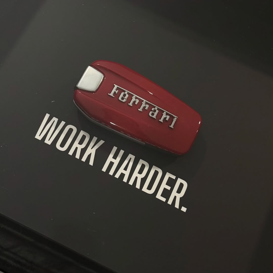 Black Ferrari Key Frame