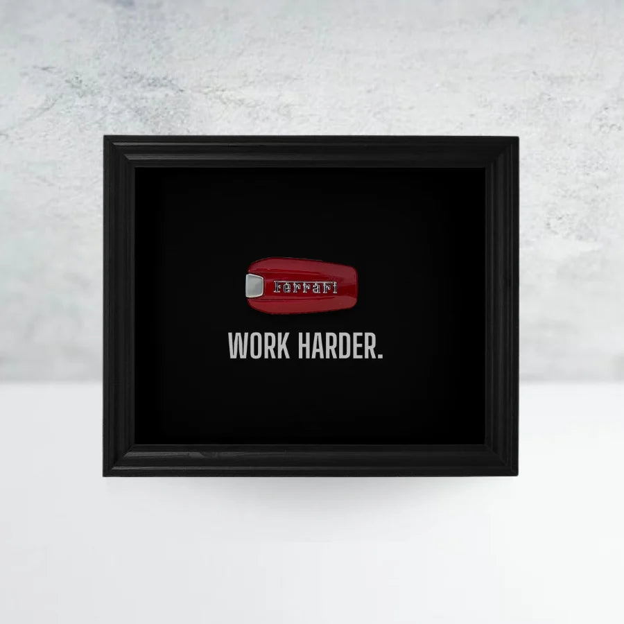 Black Ferrari Key Frame
