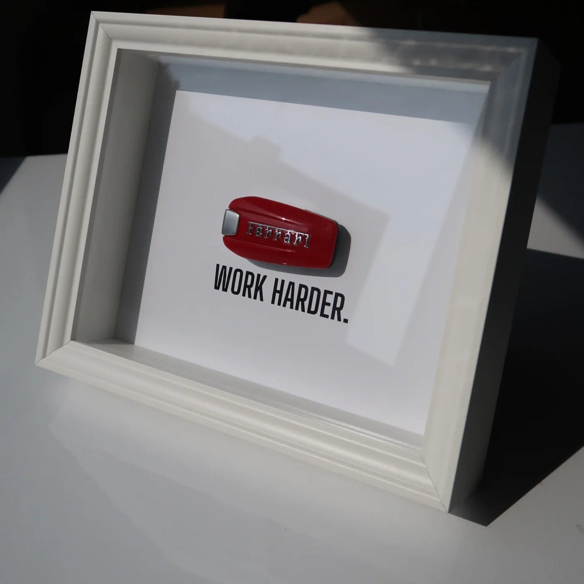 White Ferrari Key Frame