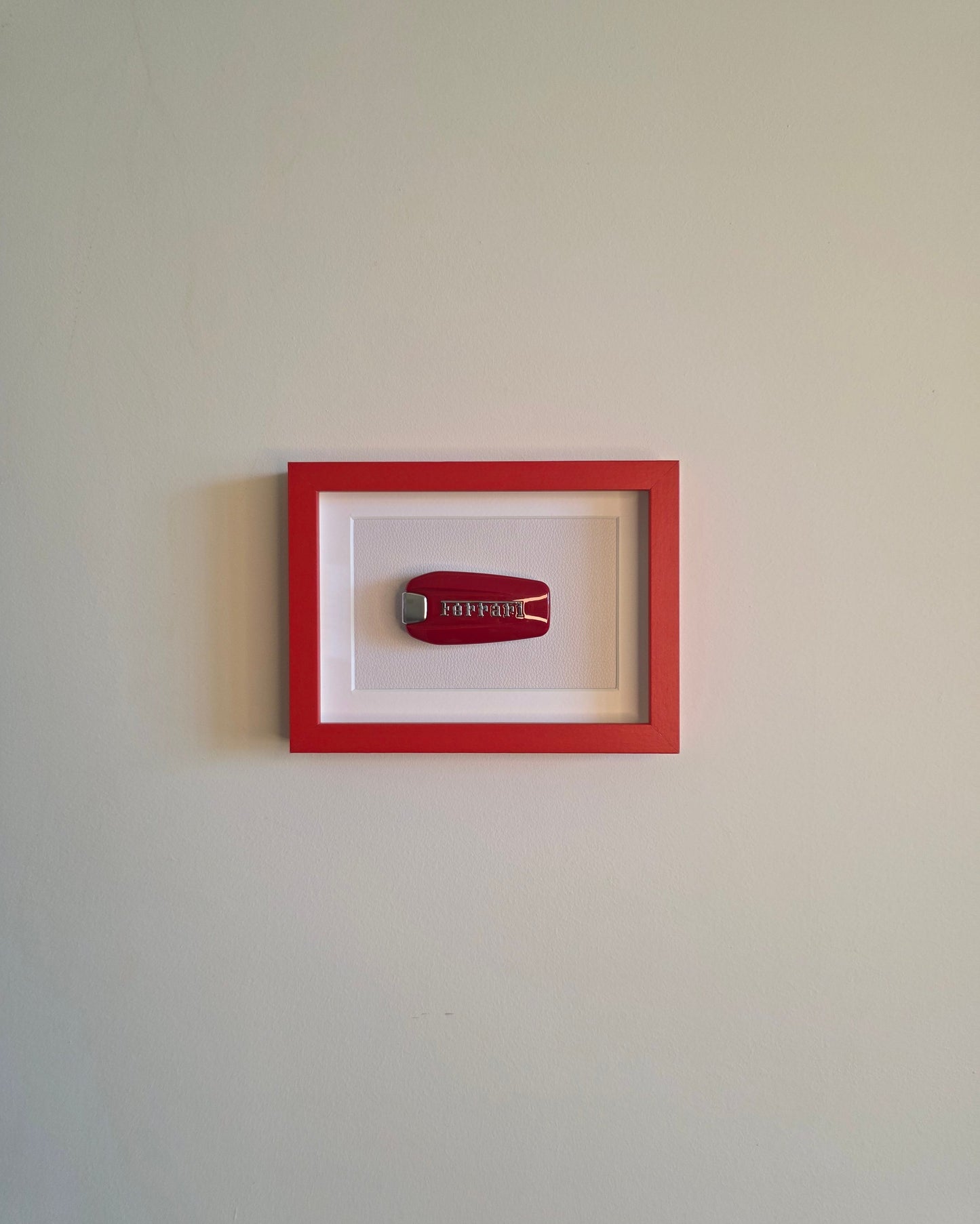 THE White Leather FERRARI