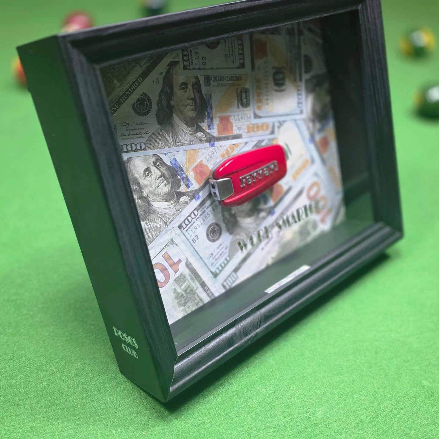 WORK SMARTER - Ferrari Key & Money Frame | Flat Edition