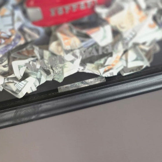 WORK SMARTER - Ferrari Key & Money Frame