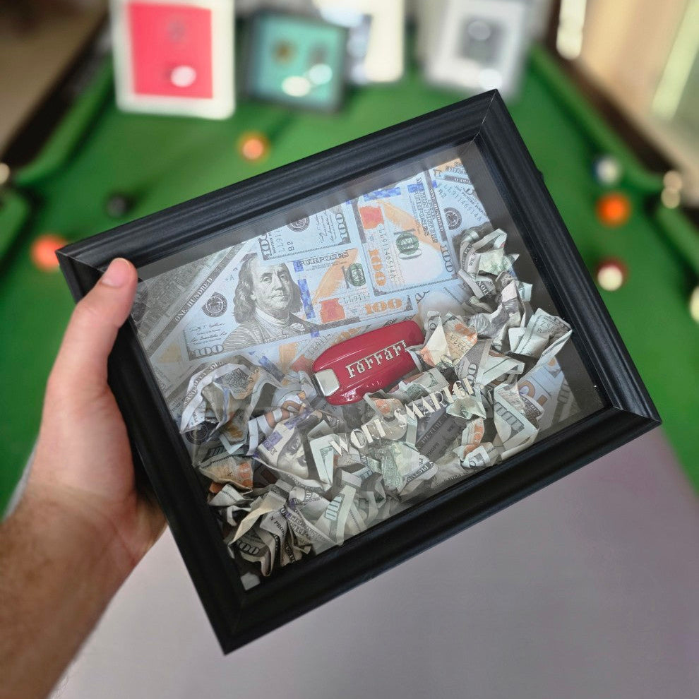 WORK SMARTER - Ferrari Key & Money Frame