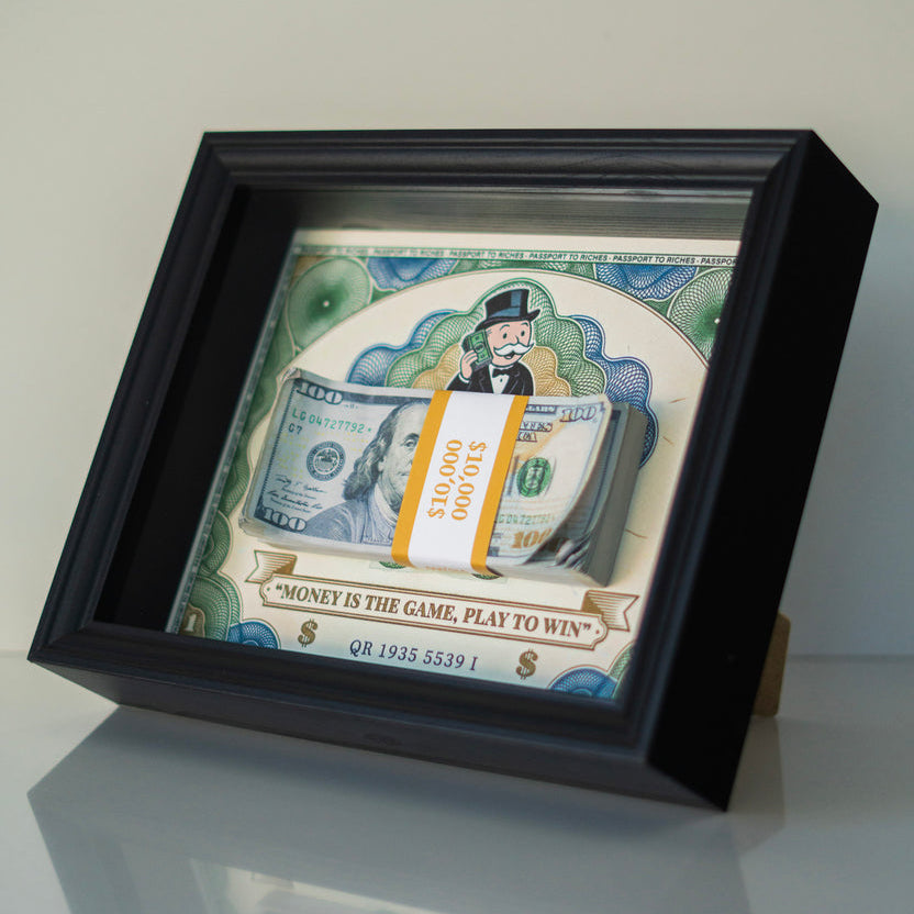 MONEY IS THE GAME - $10,000 Frame