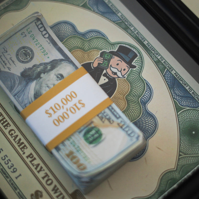 MONEY IS THE GAME - $10,000 Frame