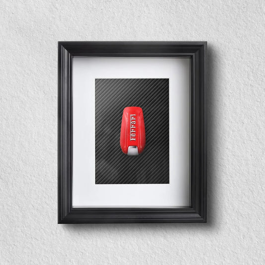 THE FERRARI RED KEY - CARBON FIBER