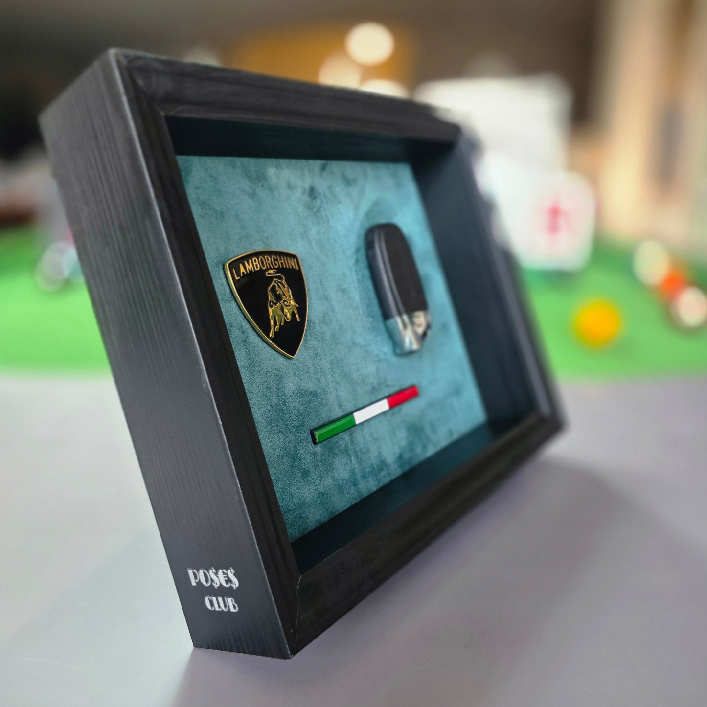 BREAK GLASS - Green Lamborghini Key Frame