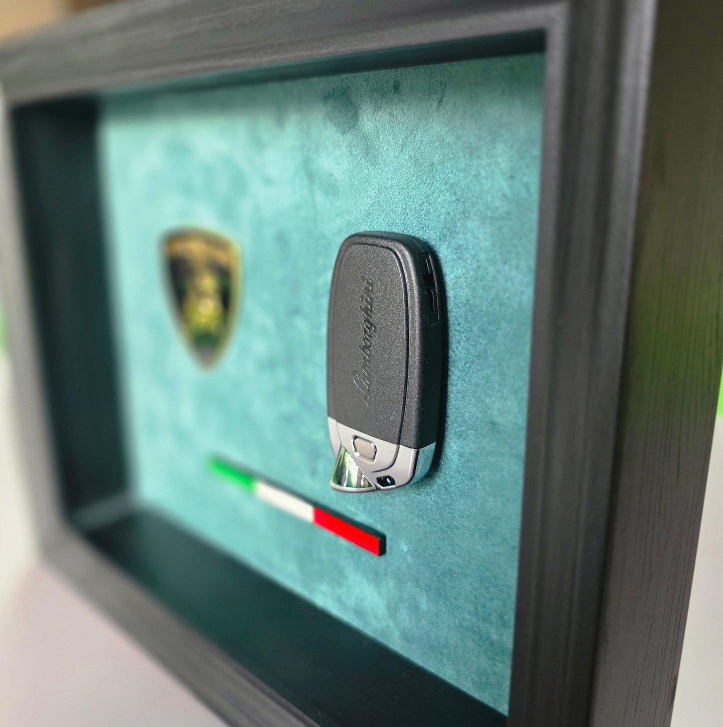 BREAK GLASS - Green Lamborghini Key Frame