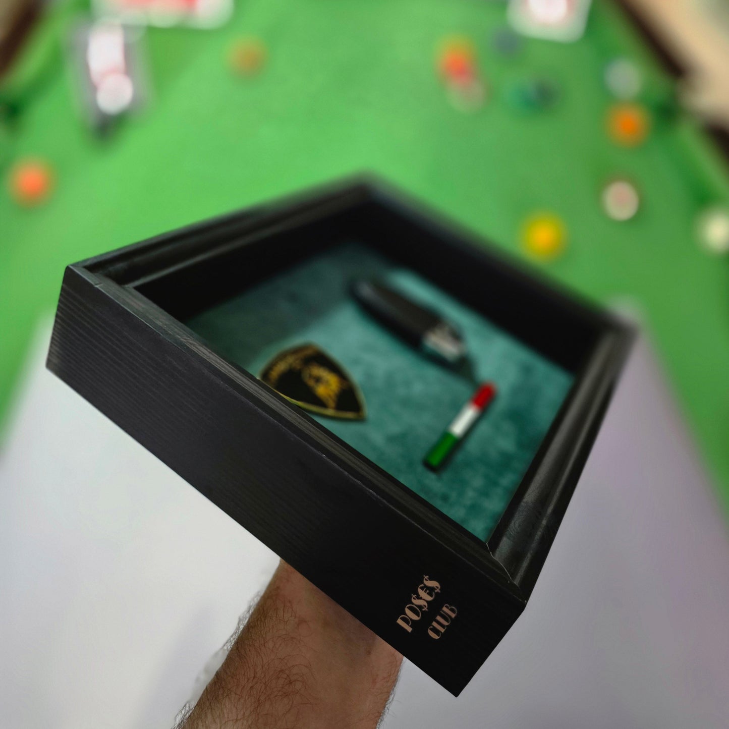 BREAK GLASS - Green Lamborghini Key Frame