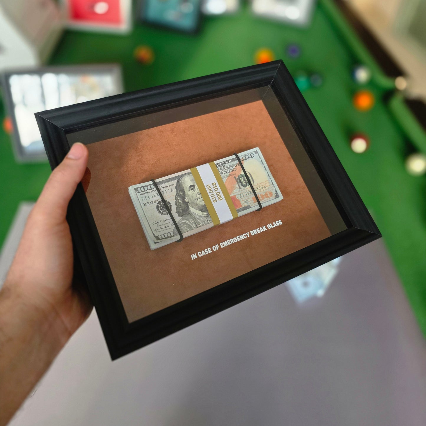 BREAK GLASS - $10,000 Frame