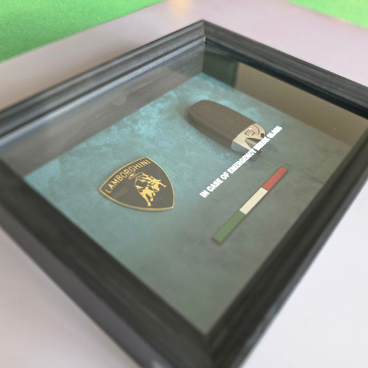 BREAK GLASS - Green Lamborghini Key Frame