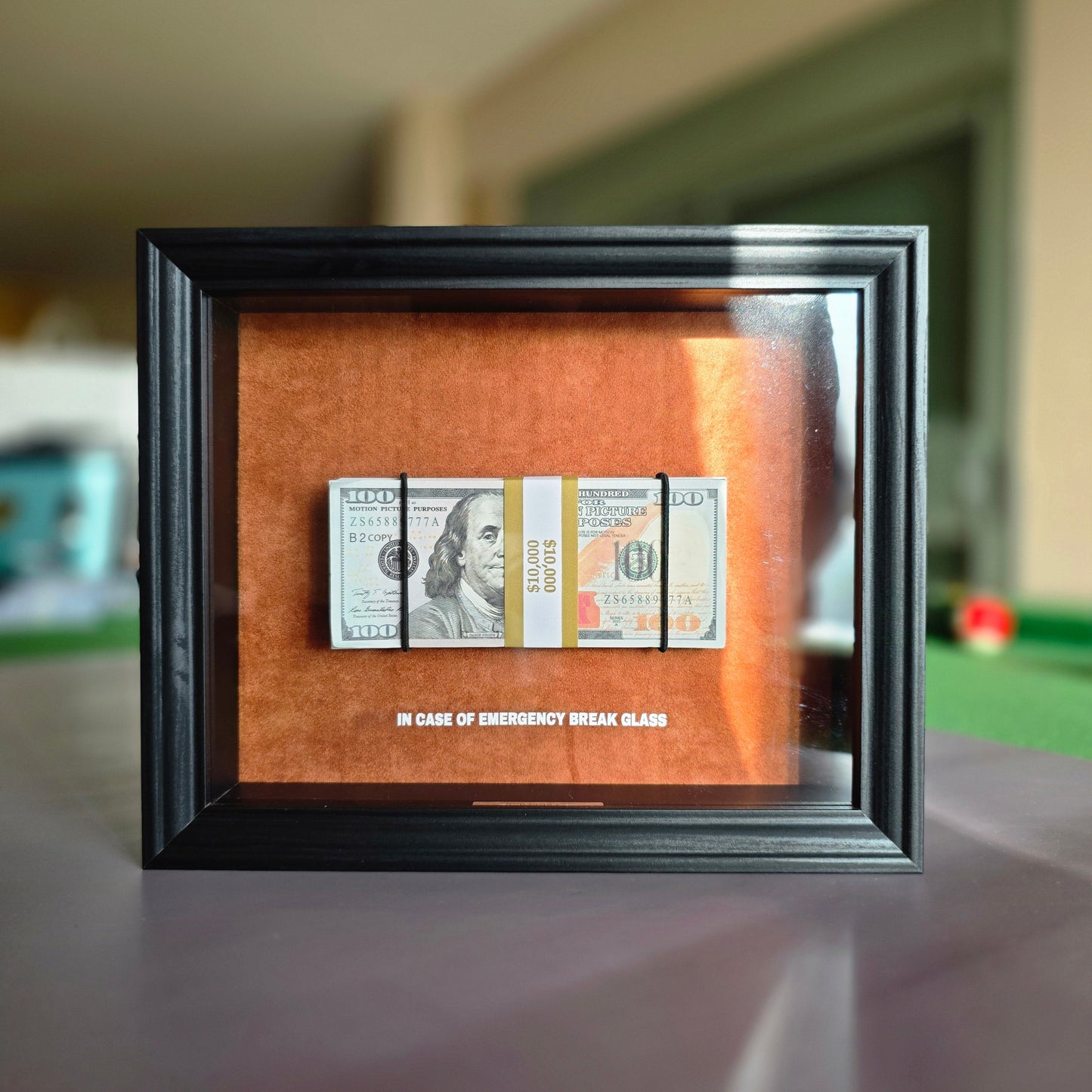BREAK GLASS - $10,000 Frame