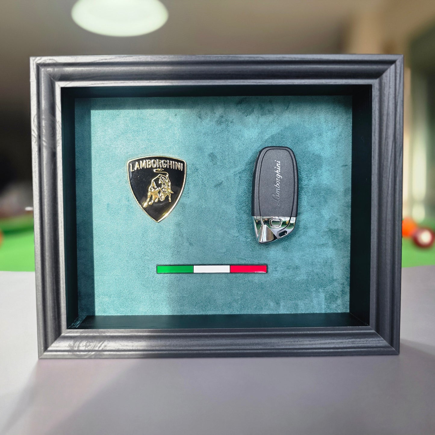 BREAK GLASS - Green Lamborghini Key Frame